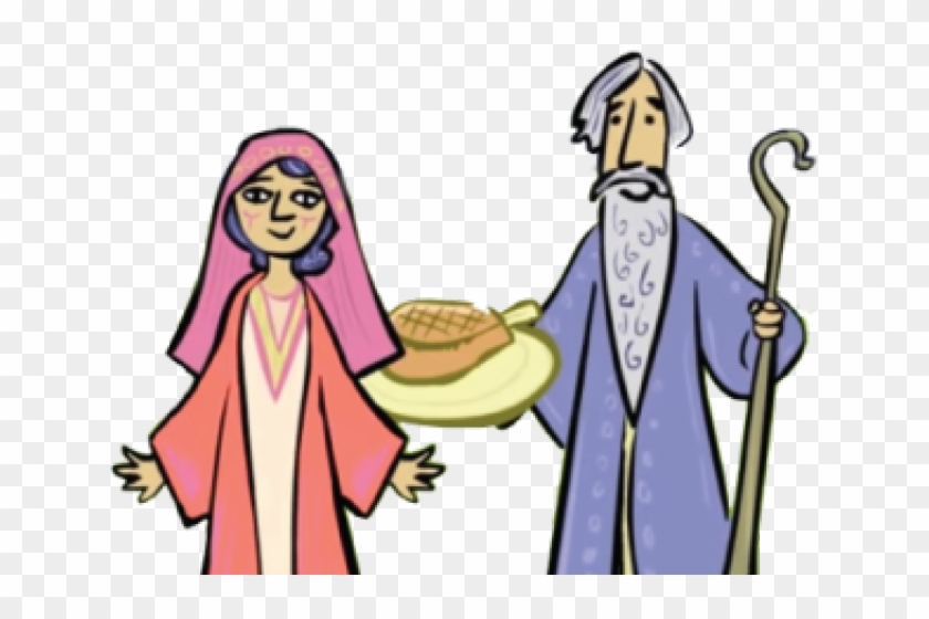 Torah Clipart Talmud - Abraham And Sarah Cartoon #914771