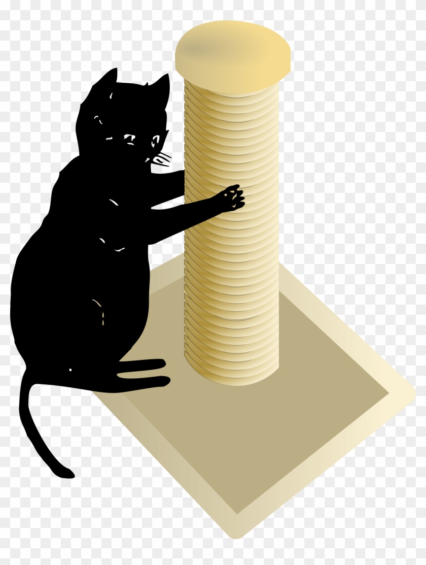 Clip Art Cat Scratching Post #914814