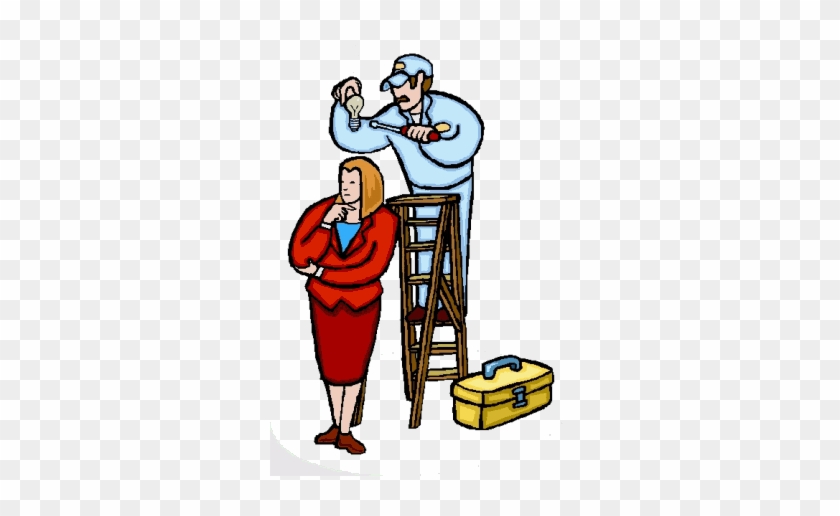 Electrician - Clip Art Electrician Gif #914846