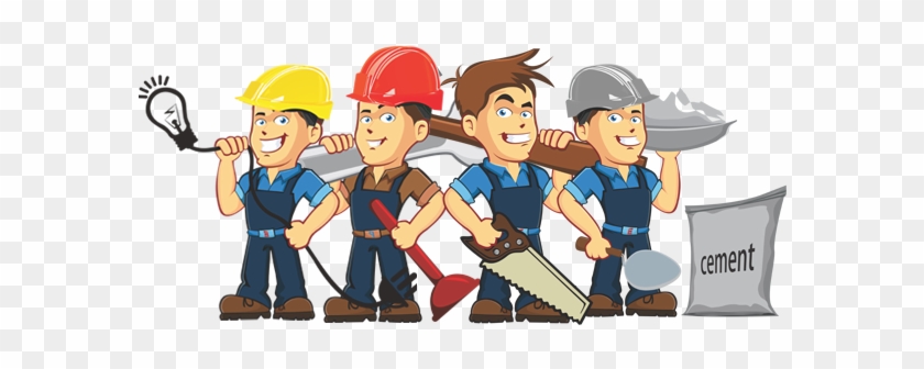 Kadia Plumber Carpenter Or Electrician For 1 Hour Work - Cartoon - Free  Transparent PNG Clipart Images Download