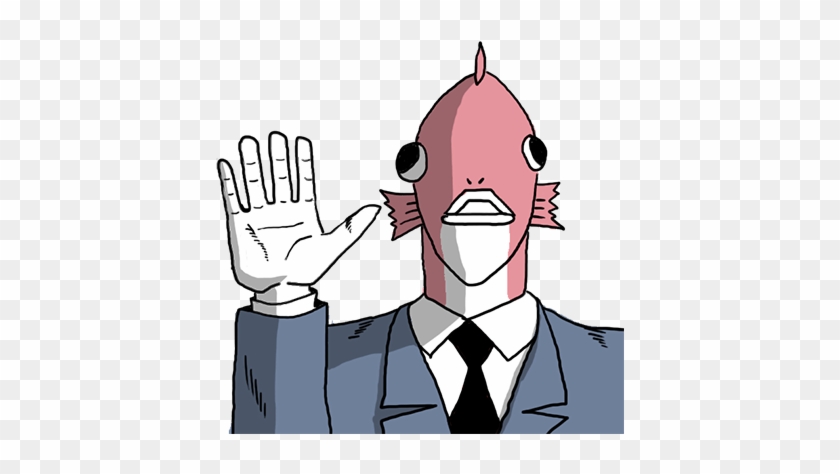 Business Fish Sticker Messages Sticker-0 - Business Fish Emoji #914867
