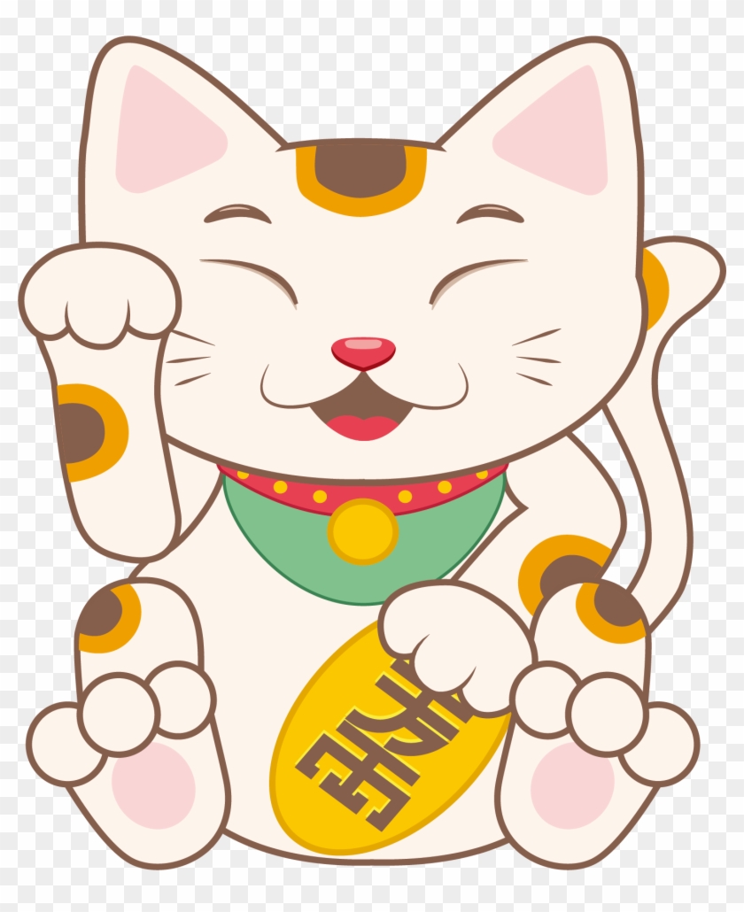 Cat Kitten Cartoon Maneki-neko - Maneki Cartoon Png #914872