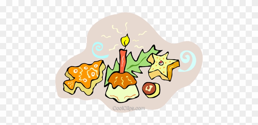 Christmas Cookies And Treats Royalty Free Vector Clip - Weihnachtsgebäck Clipart #914923