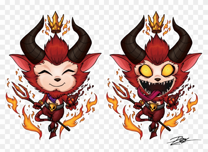 Little Devil Teemo By Kraus-illustration - Little Devil Teemo Png #914959