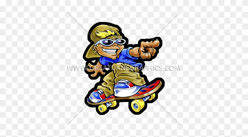 Cartoon Skateboarder - Cartoon Skateboarder #914961