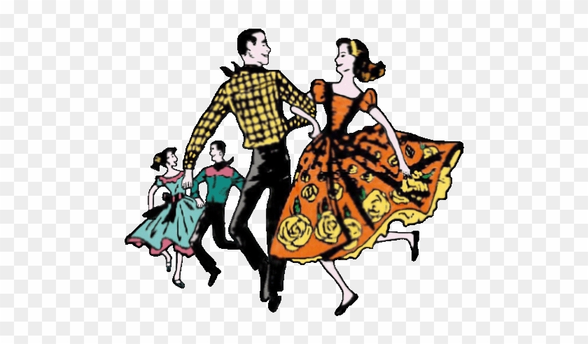 Square Dance Clip Art - Square Dancers Clipart #914983