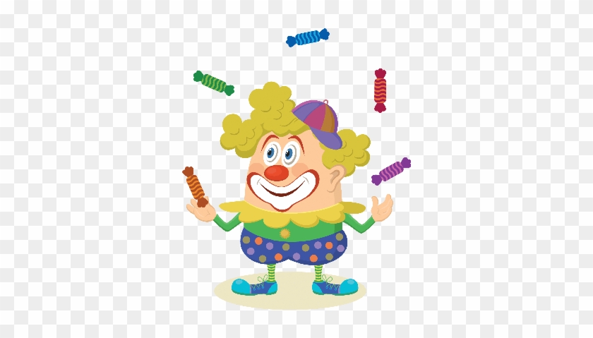 Circus Clown Juggling Candies - Juggler Transparent Clipart #915024