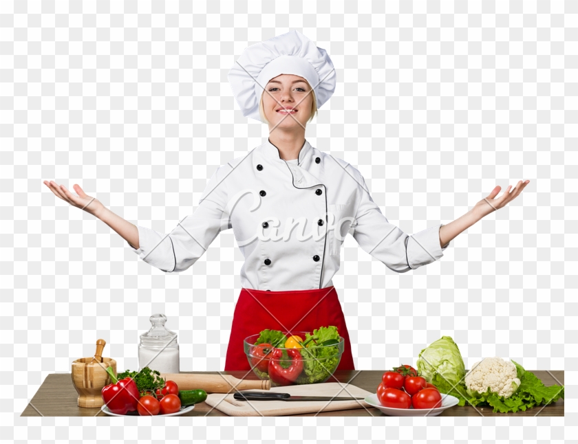 Juggler Female Asian Cook Against Color Background - Cook Woman Png #915084