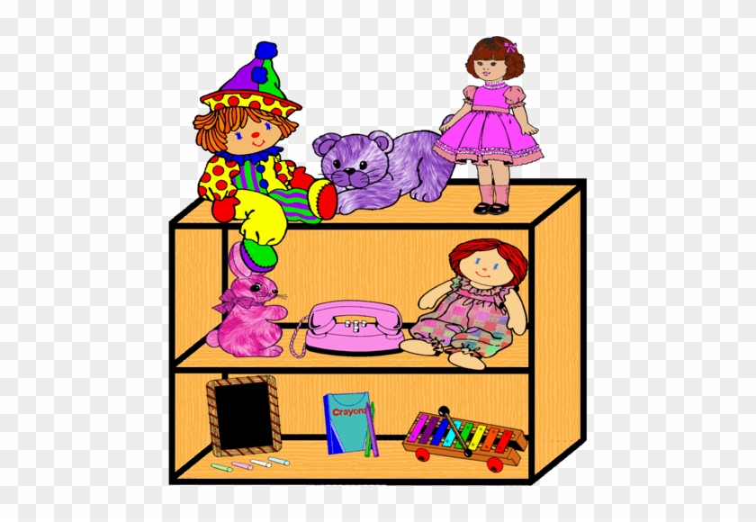 Toy Store Clipart Art - Toys On Shelf Clipart #915128