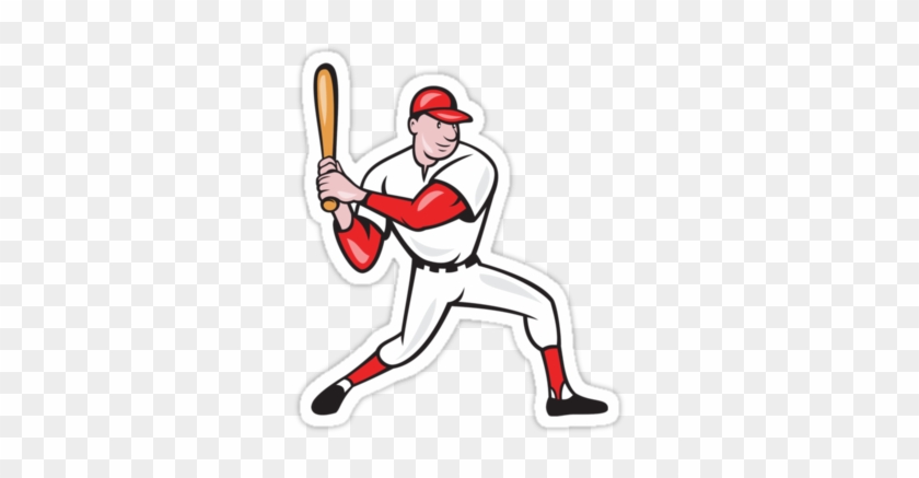 Cartoon Baseball Players - Cartoon Baseball Player Batting #915178