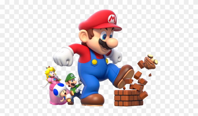 Mario Luigi Princess Peach Year Of Luigi Super Mario - Mega Mushroom Super Mario 3d World #915188