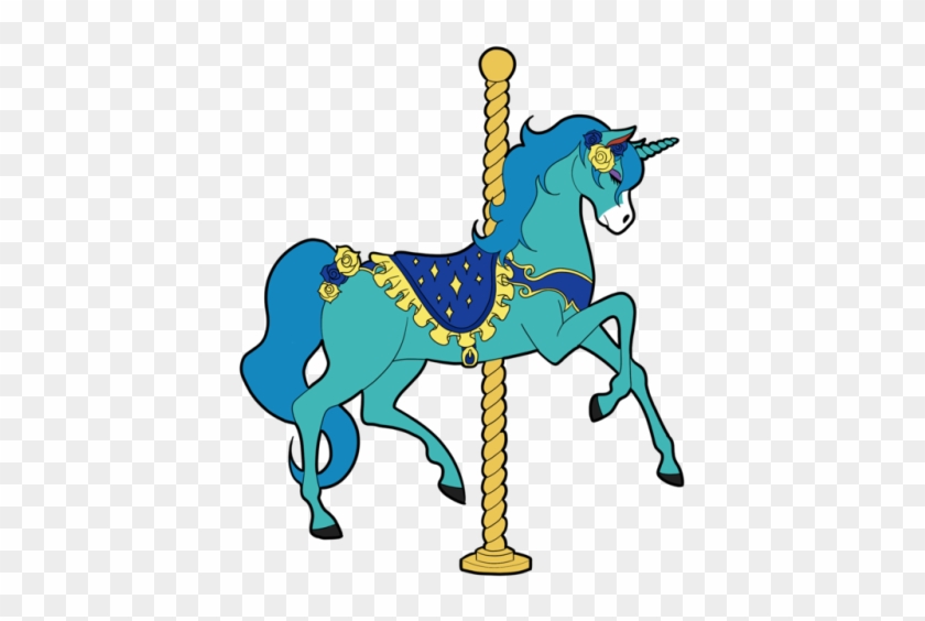 Carousel Horse Clipart Image - Carousel Unicorn Clipart #915218