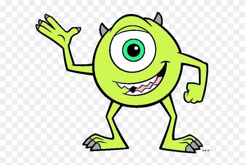 mike wazowski eye clip art monsters inc coloring pages free