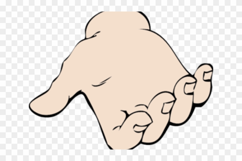 Open Hands Clipart - Hand Holding Something Cartoon #915288