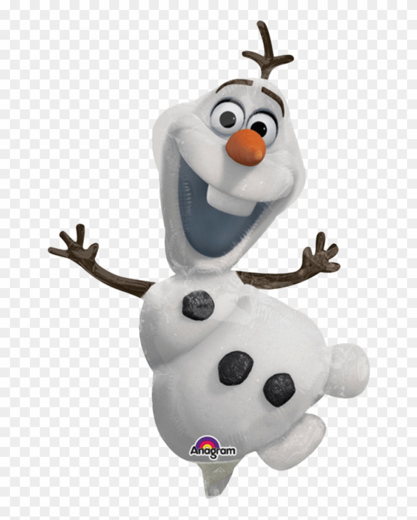 Folieballon Formet Som Olaf Fra Frost - 13" Airfill Only Olaf Frozen Mini Shape Balloon - Mylar #915308