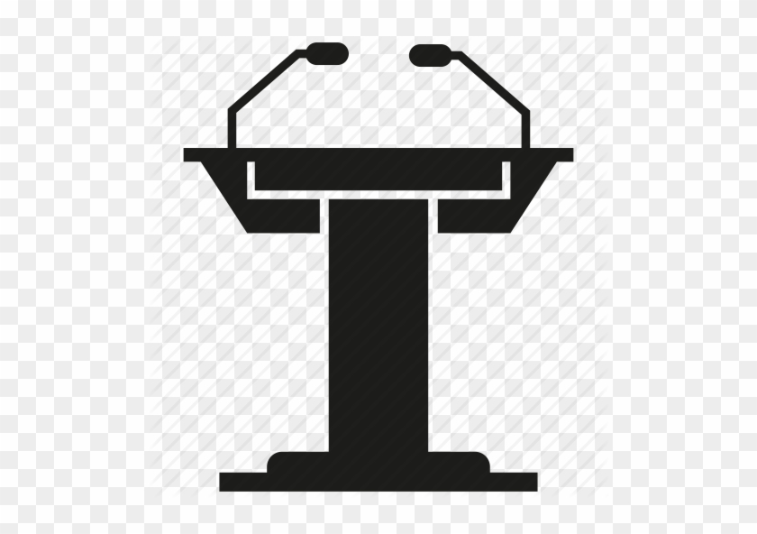 Podium Free Content Drawing Clip Art - Microphone And Podium Clipart #915381