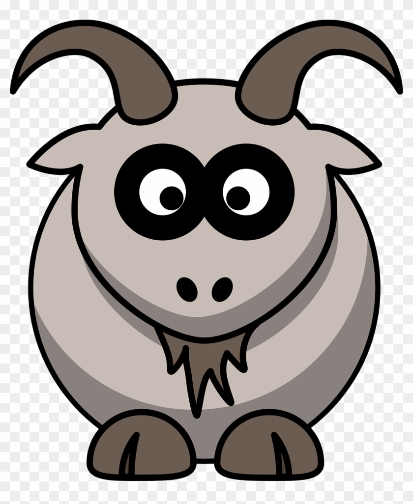 Test Goat Clip Art At - Cartoon Animals #915407