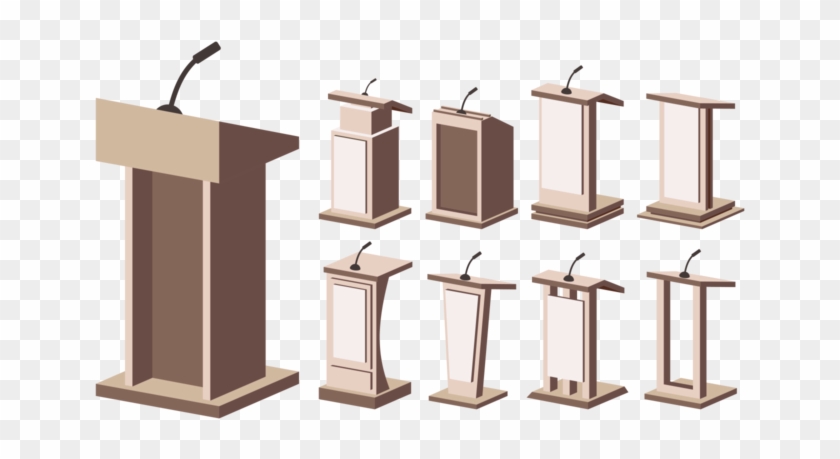 Lectern Vector - Podium Vector #915423