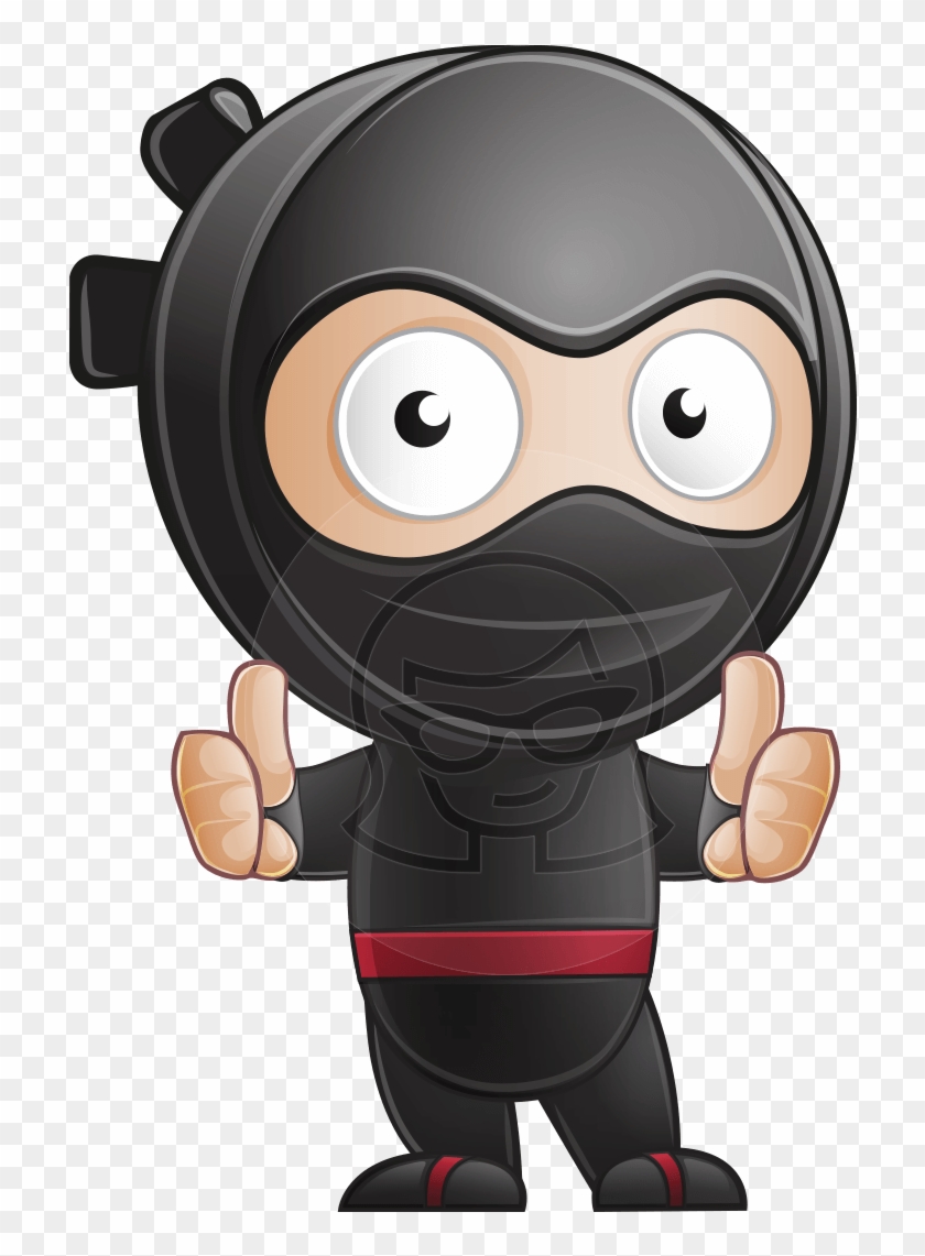 Ami The Small Ninja - Ninja Cartoon Thumbs Up #915617