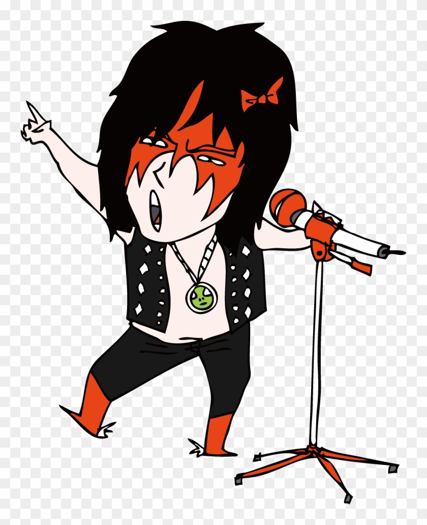 Singer Cartoon Singing Illustration - Rock Singer Cartoon #915660