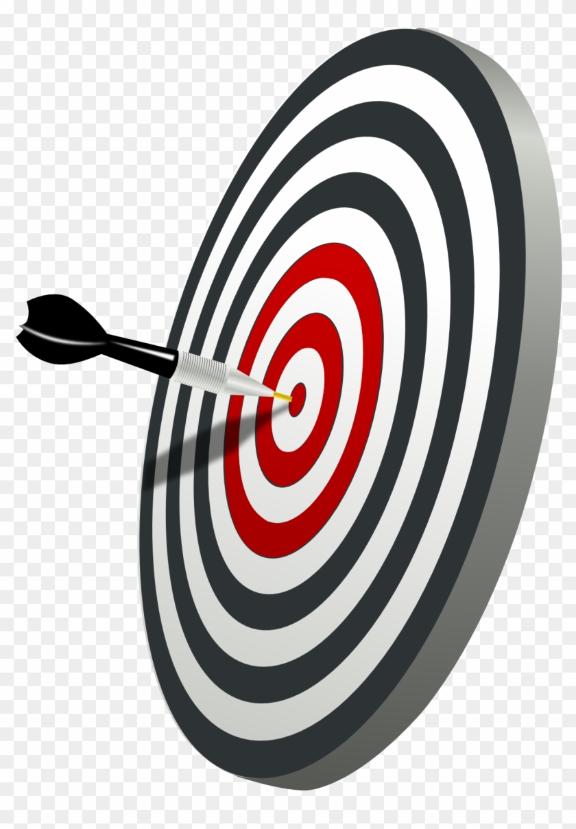 Dart Board Clip Art At Clker - Dartboard Png #915673