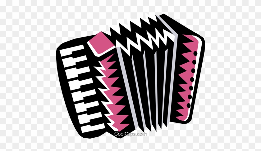 Squeeze-box Accordion Royalty Free Vector Clip Art - Sanfona Vetor Png #915746