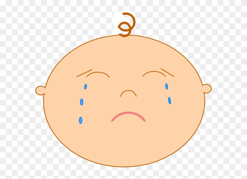 Sad Baby Svg Clip Arts 600 X 531 Px - Clip Art #915823