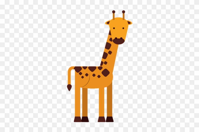 Cute Giraffe Isolated Icon Design - Graphic Design #915894