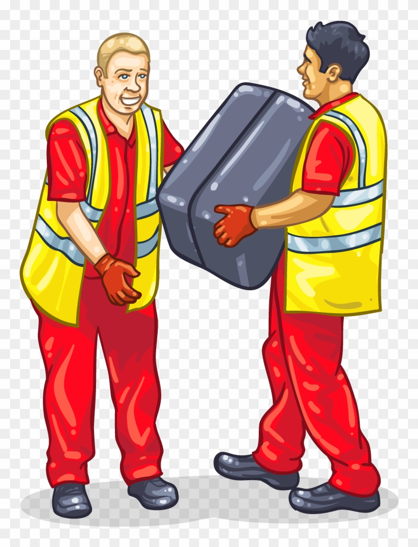 Walla Air - Baggage Handler Clipart #915920