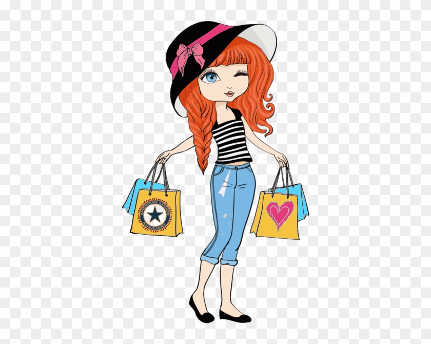 Cute Fashion Girl Vector #915944