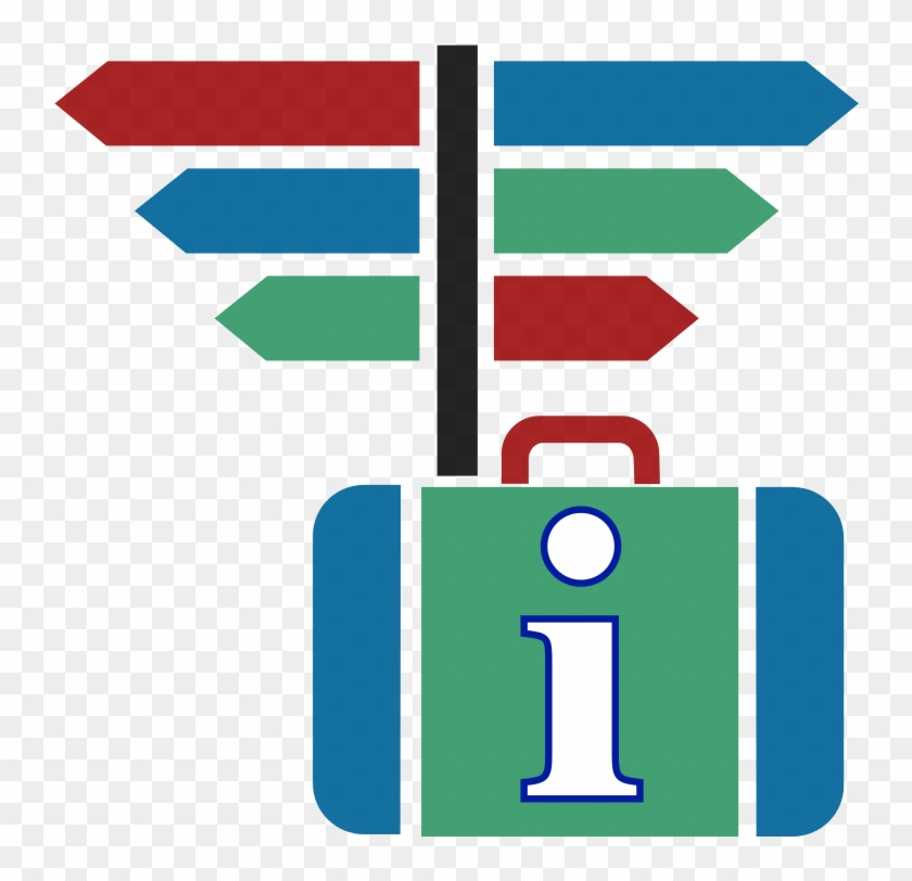 Suitcase Icon Blue Green Red Dynamic V33 - Clip Art #915954