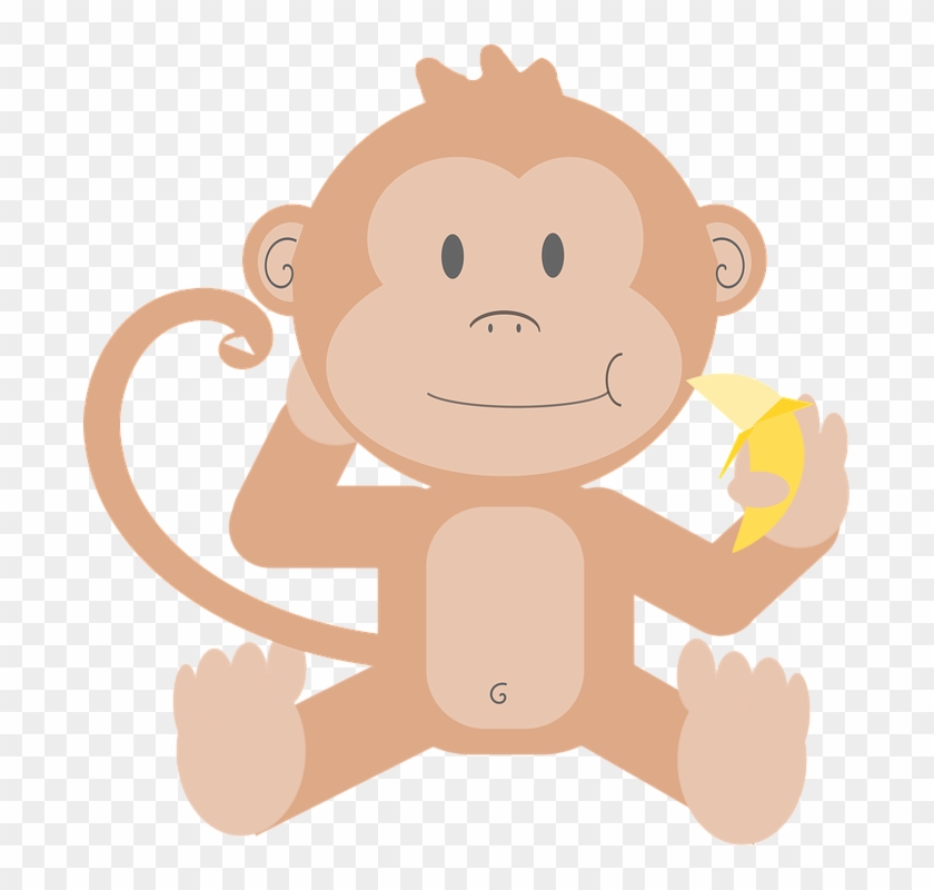 Baby Cartoon Monkeys 5, Buy Clip Art - Monkey Cartoon No Background #916042