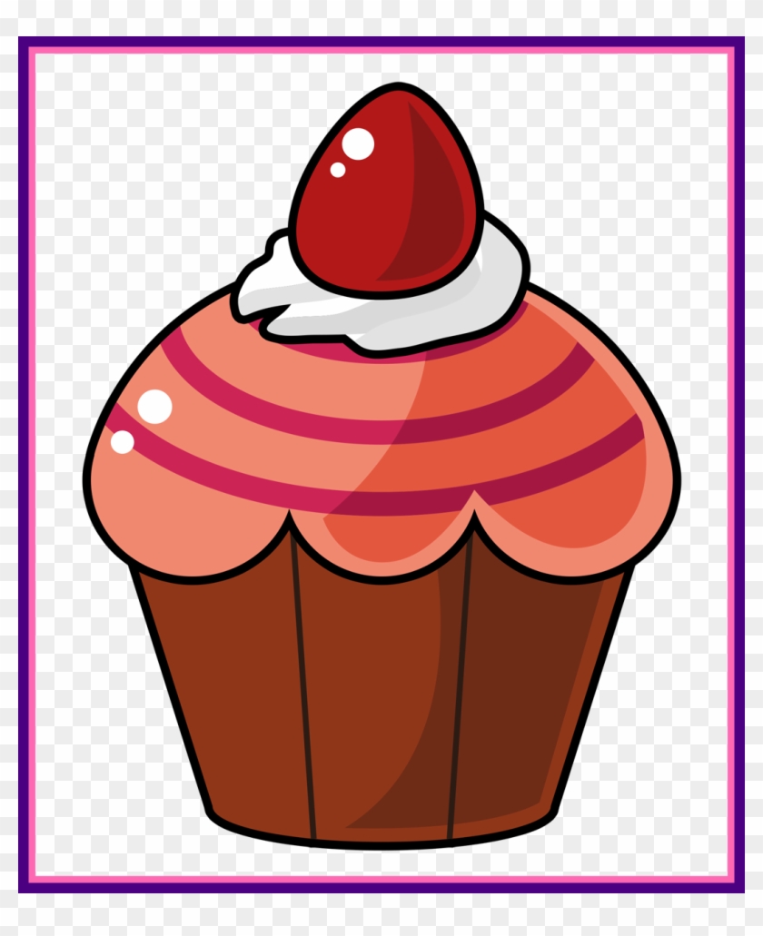 Fascinating Baking Clipart Minus Pesquisa Cupcake Clip - Dessert Cartoon Image Png #916063