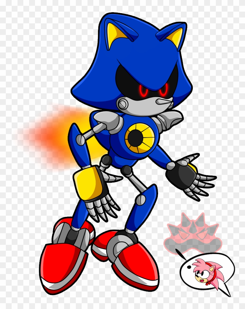 Processing - Modern Metal Sonic Drawing #916102