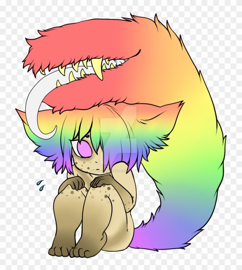 Tail Mouth Chibi By Da-mushroom - Cartoon #916130