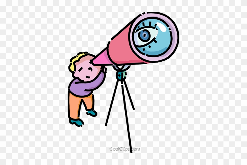 Boy Looking Through A Telescope Royalty Free Vector - Google Images #916183