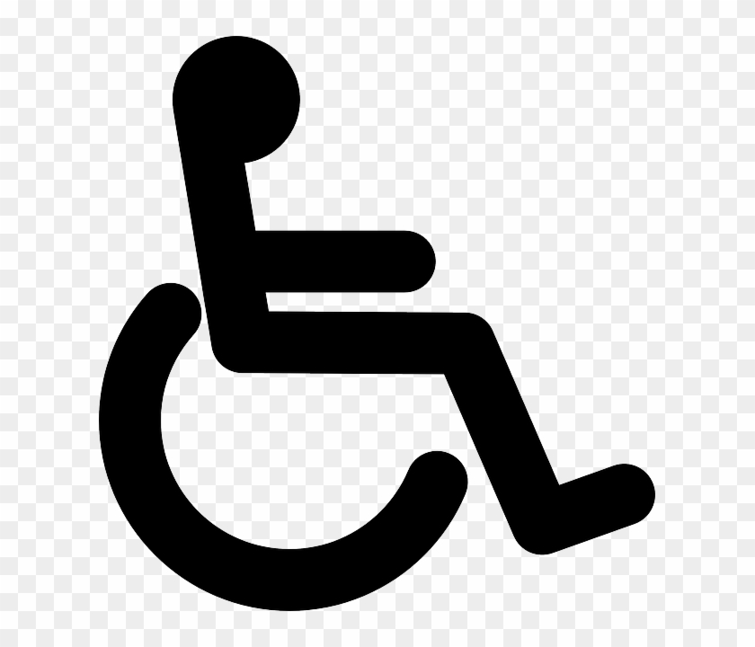 Man Sign, Black, Access, Icon, Stick, Symbol, People, - Wheel Chair Clip Art #916336