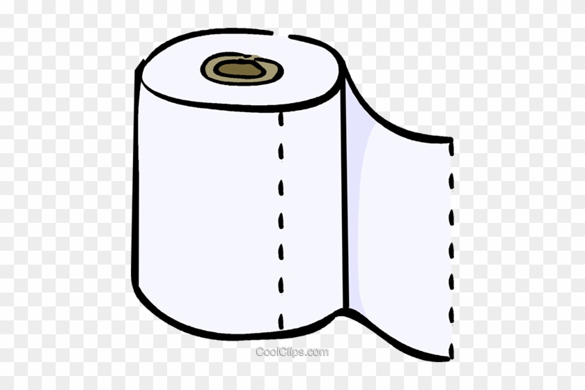 Toilet Paper Royalty Free Vector Clip Art Illustration - Toilet Paper Royalty Free Vector Clip Art Illustration #916348