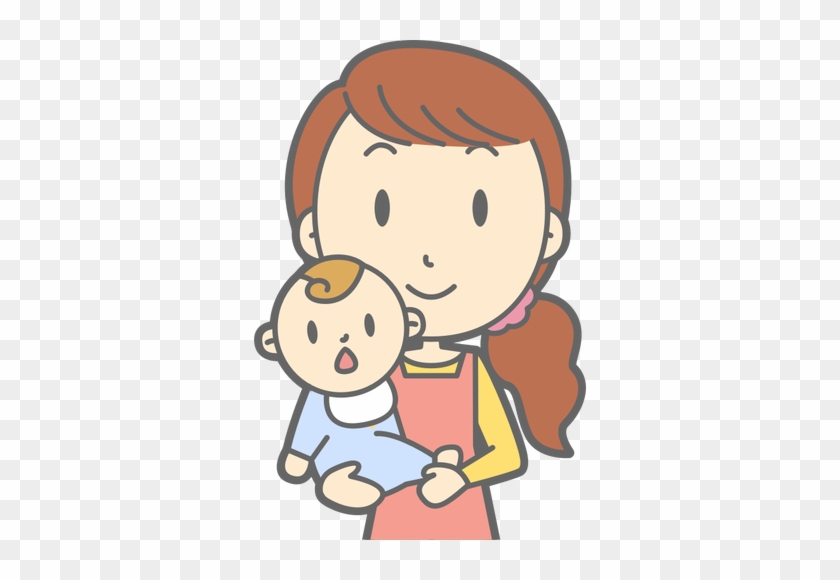 Mother And Baby Vector Image - Confused Cartoon Character Png #916398