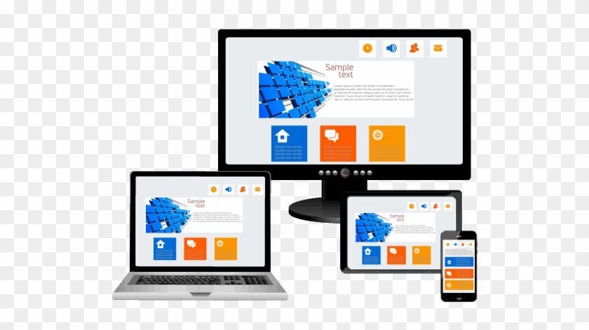 Mobile Responsive Websites Automatically Adjust To - Web Page #916432