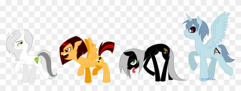 The Four Ponies Of The End And The Beginning By Zilkenian - Cartoon #916646