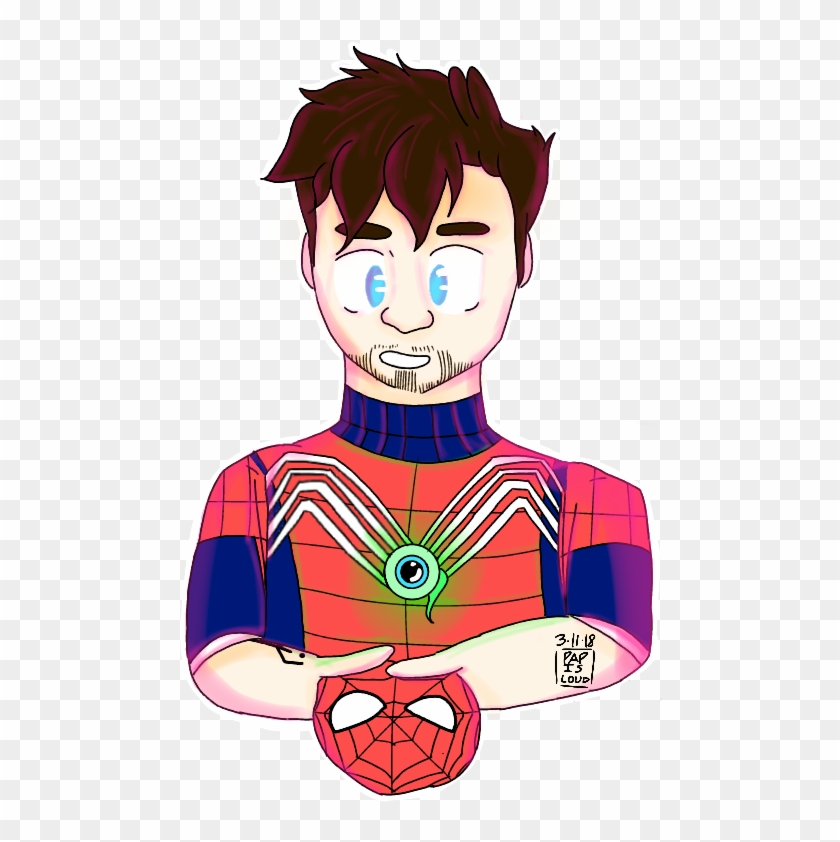 Jacksepticeye Therealjacksepticeye Jackaboy Spider - Cartoon #916858