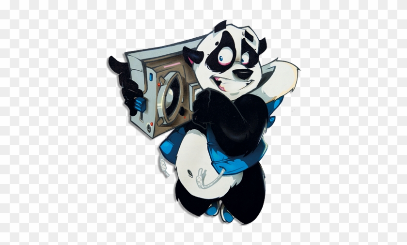 1 - 2 - - Panda Graffiti Png #916956