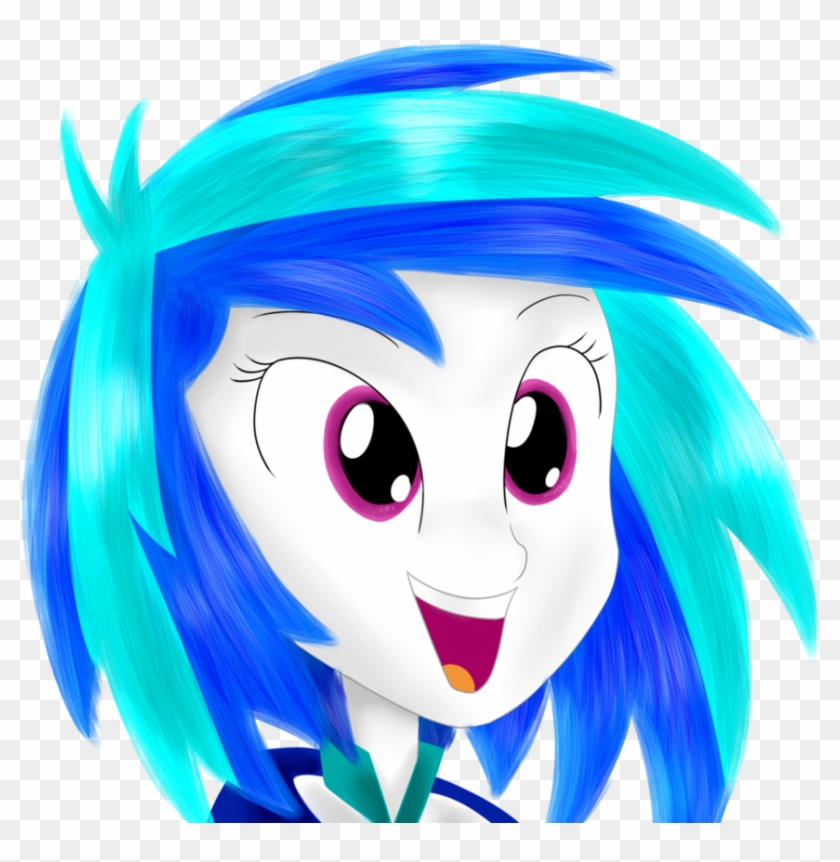 Happy Equestria Girl Vinyl Scratch By Dragonfoorm - My Little Pony: Equestria Girls #916989