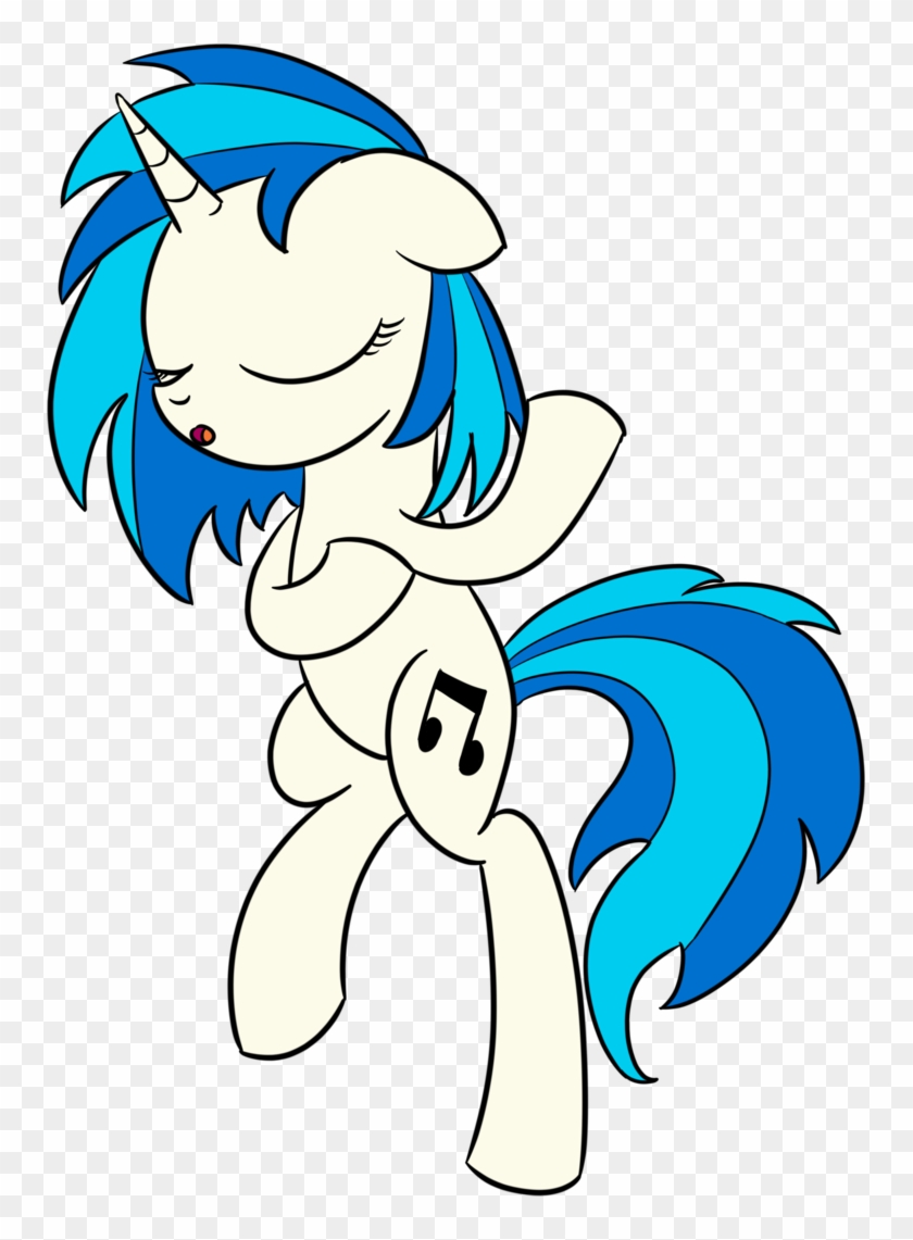 Vinyl Scratch Sleeping Peacefully By Datapony - Phonograph Record #917000