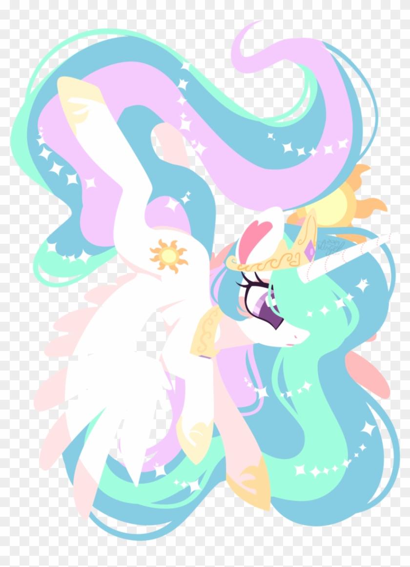 Snow Angel, Crown, Cutie Mark, Female, Horseshoes, - Princess Celestia #917019