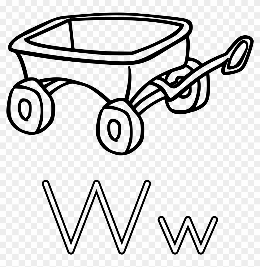 This Free Icons Png Design Of W Is For Wagon - Wagon Black And White #917028