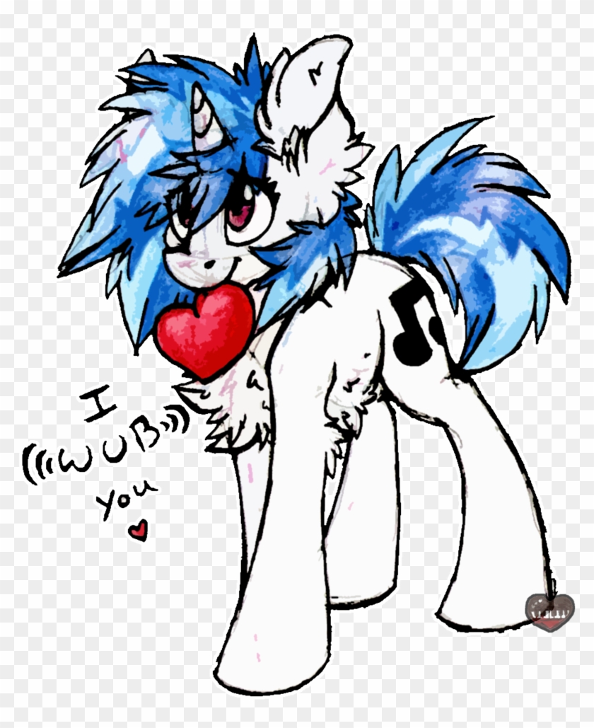 Vinyl Scratch Valentine By Iroxykun - Cartoon #917057