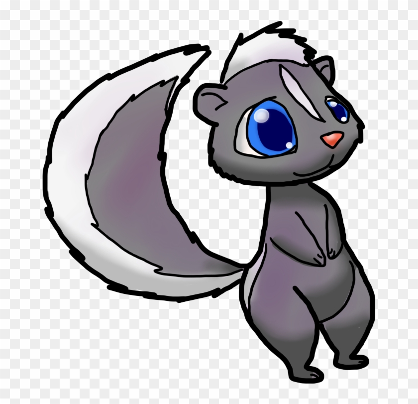Skunk Sticker By Alvro - Cartoon #917135