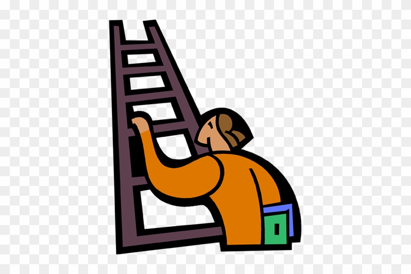28 Collection Of Man Climbing Ladder Clipart High Quality, - Man Climbing On Ladder Png #917140